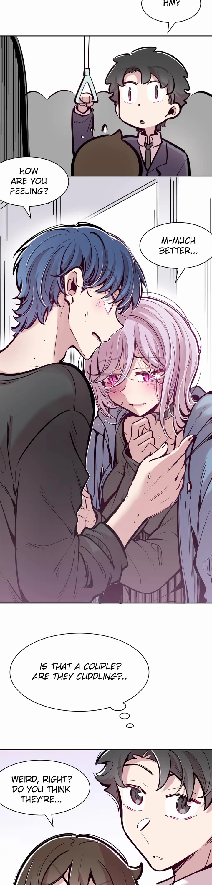Demon X Angel, Can't Get Along! Chapter 135.5 page 3 - Chapter 135.5: Extra. The subway scene from another angle