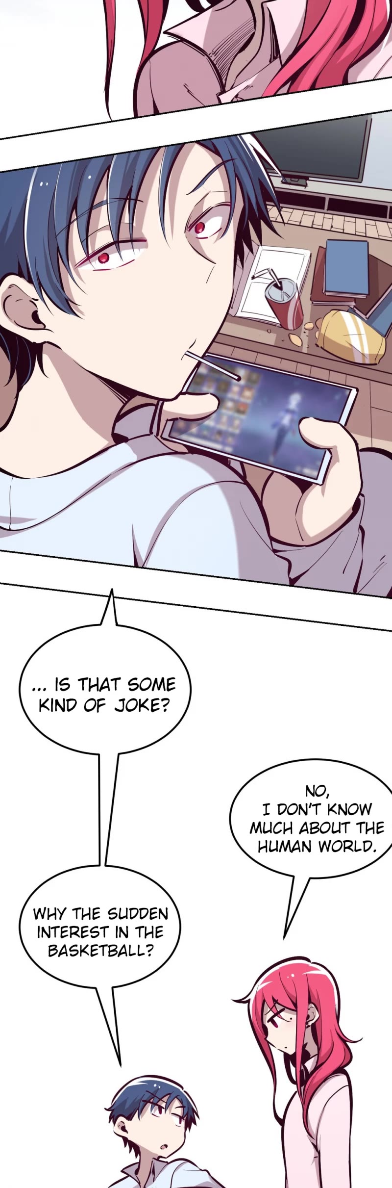 Demon X Angel, Can't Get Along! Chapter 18 page 2 - Chapter 18: Angel on the basketball court (part 1)