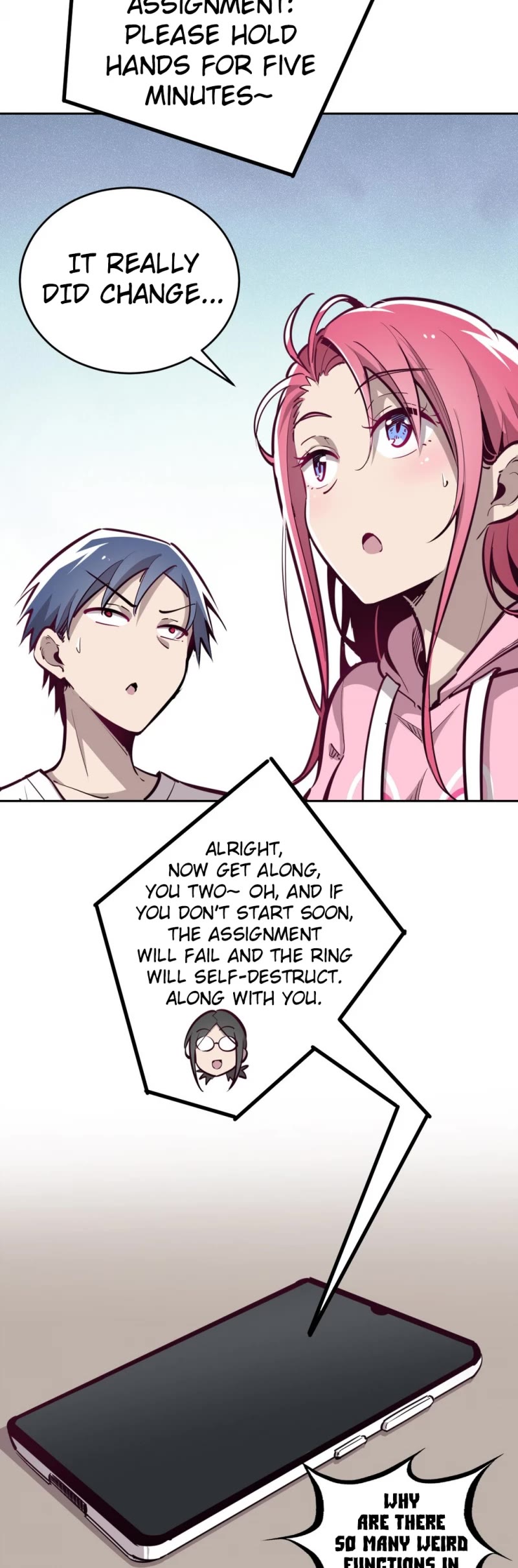 Demon X Angel, Can't Get Along! Chapter 7 page 6 - Chapter 7: Demon and angel hold hands for the first time