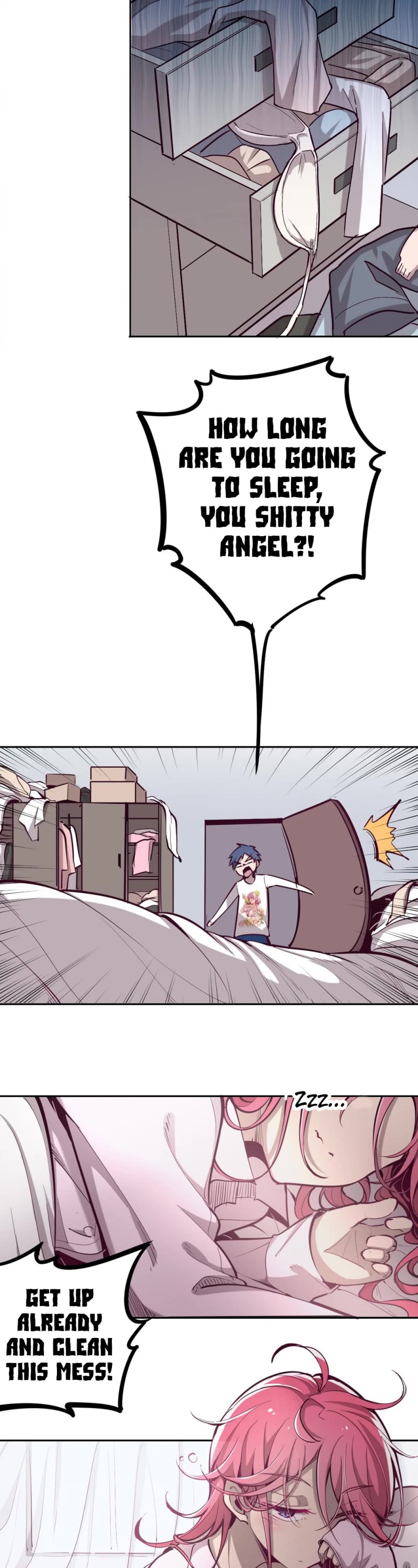Demon X Angel, Can't Get Along! Chapter 8 page 4 - Chapter 8: The demon submits to the angel
