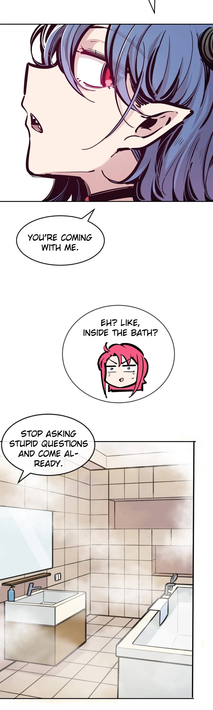 Demon X Angel, Can't Get Along! Chapter 83 page 10 - Chapter 83: Demon X angel X bathing together