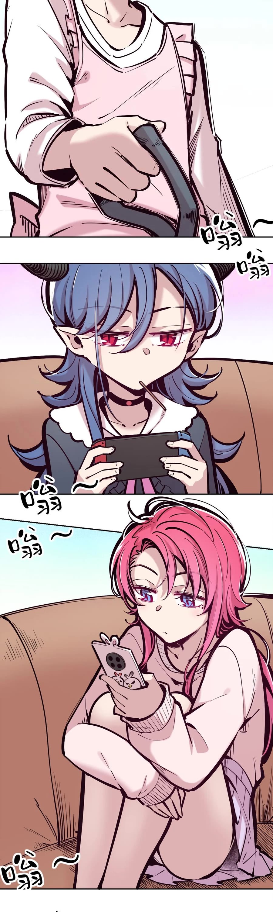 Demon X Angel, Can't Get Along! Chapter 83 page 2 - Chapter 83: Demon X angel X bathing together