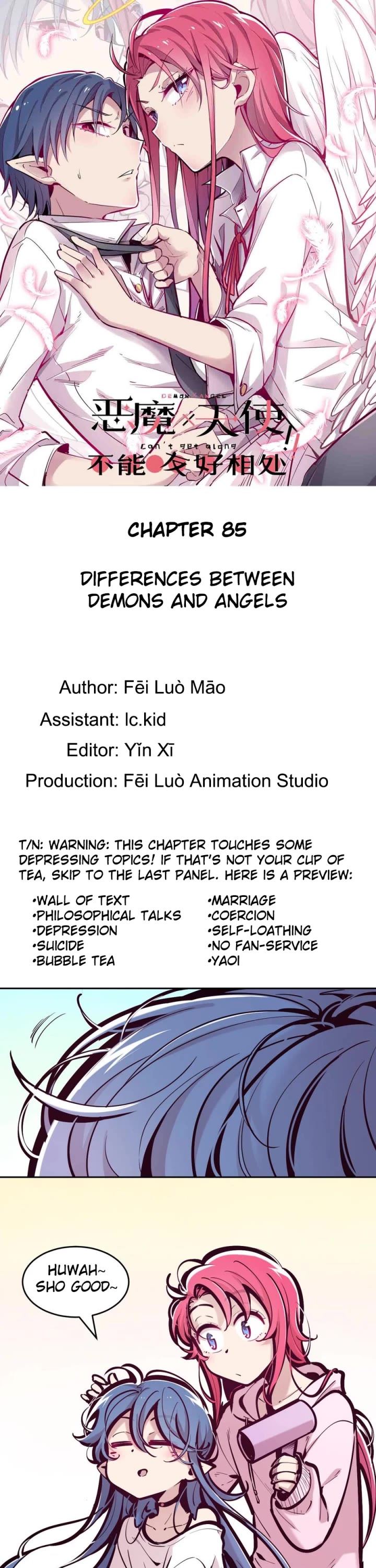 Demon X Angel, Can't Get Along! Chapter 85 page 1 - Chapter 85: Differences between demons and angels