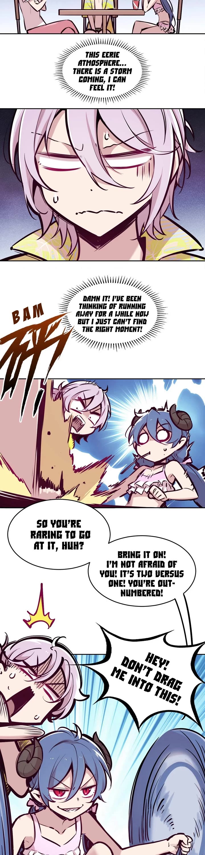 Demon X Angel, Can't Get Along! Chapter 91 page 16 - Chapter 91: Demon and angel on uninhabited island. Survival diary, entry #1