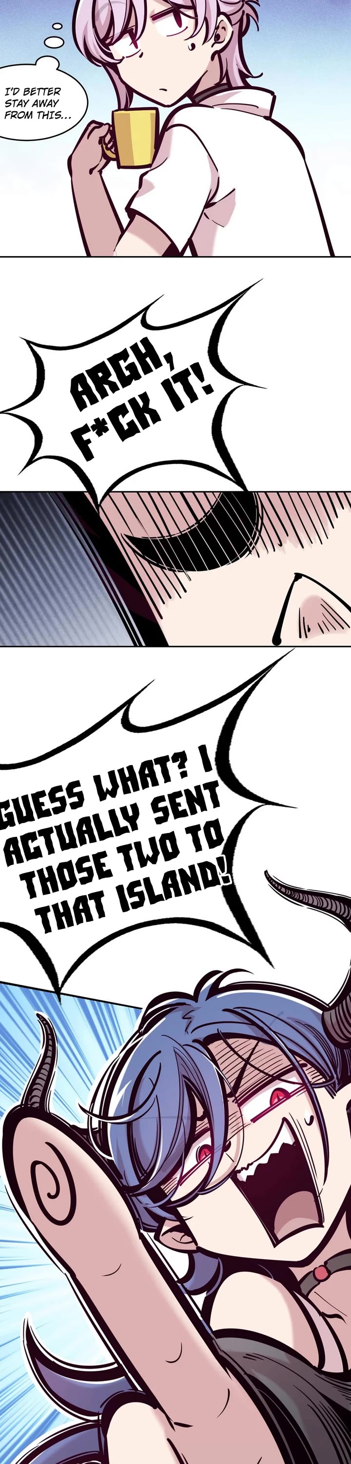 Demon X Angel, Can't Get Along! Chapter 93 page 19 - Chapter 93: Demon and angel on uninhabited island. Survival diary, entry #3