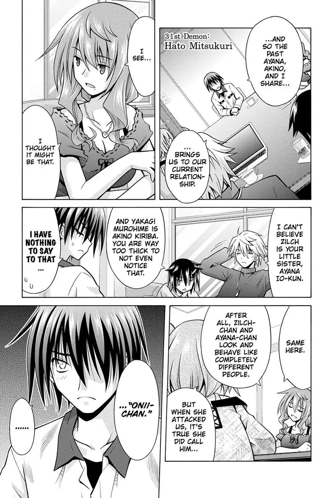 Demonizer Zilch Chapter 31 page 1 - Chapter 31: Vol.5 31st Demon: Hato Mitsukuri