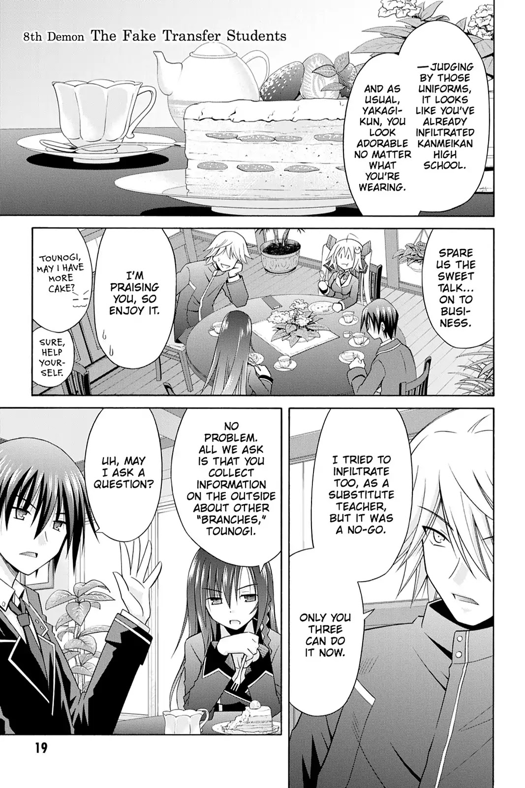 Demonizer Zilch Chapter 8 page 1 - Chapter 8: Vol.2 8th Demon: The Fake Transfer Students