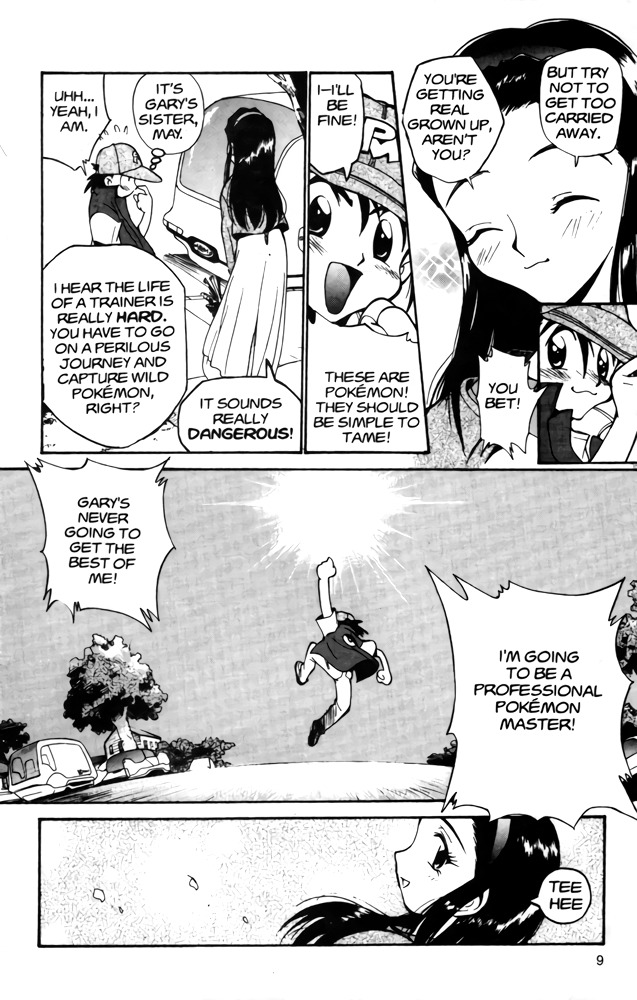 Dengeki Pikachu Chapter 1 page 10 - Chapter 1: Pikachu, I Choose You!