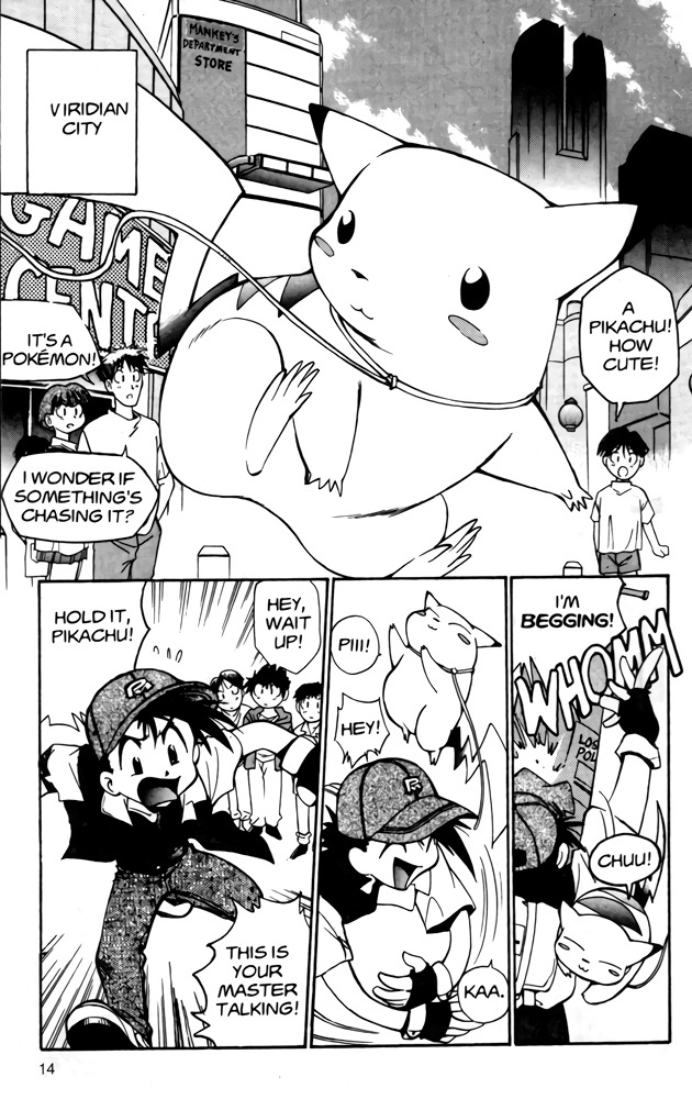 Dengeki Pikachu Chapter 1 page 15 - Chapter 1: Pikachu, I Choose You!