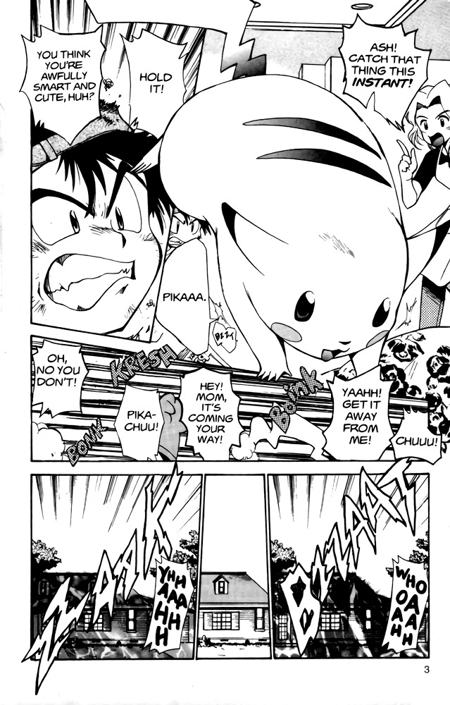 Dengeki Pikachu Chapter 1 page 4 - Chapter 1: Pikachu, I Choose You!
