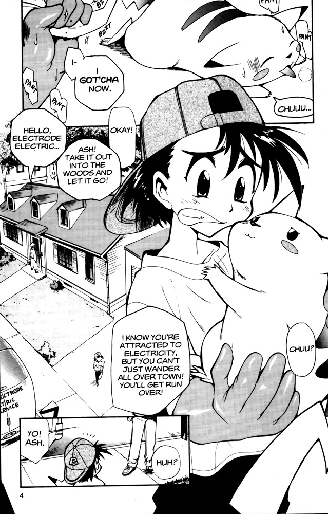 Dengeki Pikachu Chapter 1 page 5 - Chapter 1: Pikachu, I Choose You!