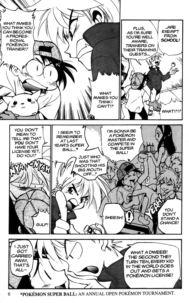 Dengeki Pikachu Chapter 1 page 7 - Chapter 1: Pikachu, I Choose You!