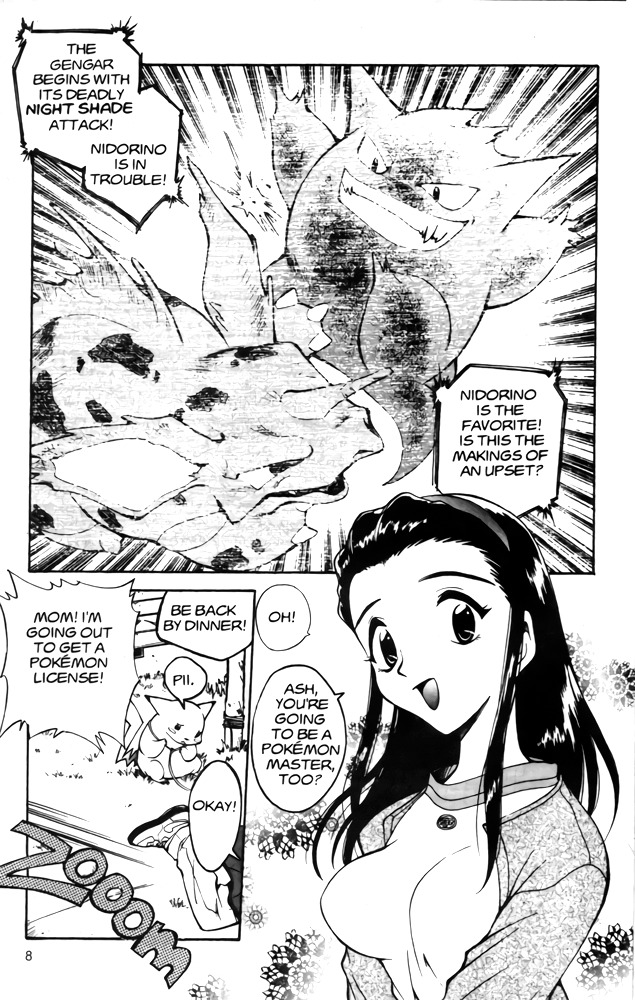 Dengeki Pikachu Chapter 1 page 9 - Chapter 1: Pikachu, I Choose You!