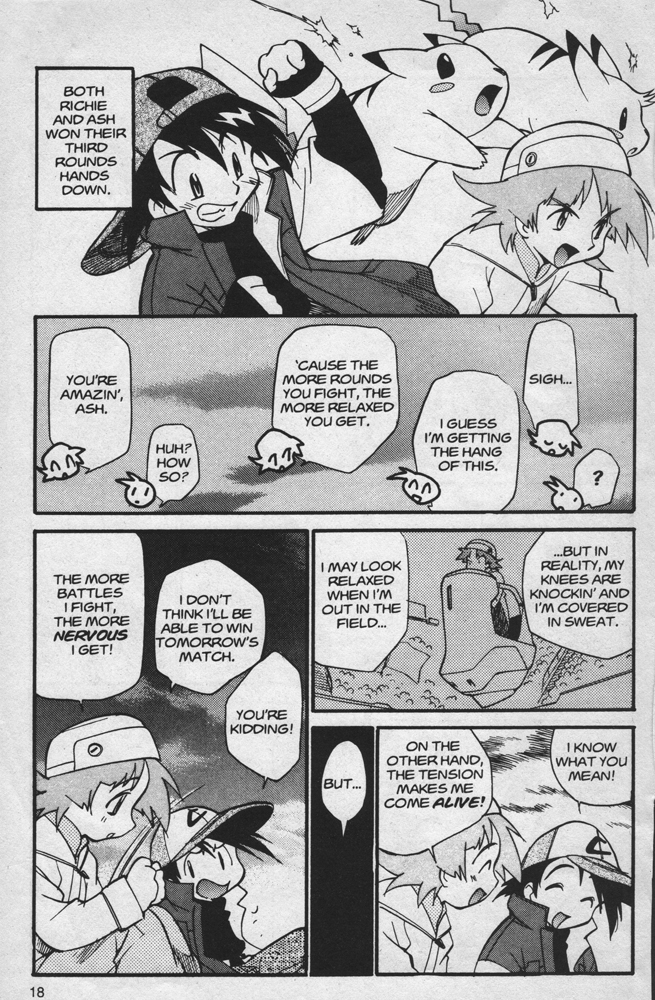 Dengeki Pikachu Chapter 11 page 18 - Chapter 11: Welcome to the Big Leagues