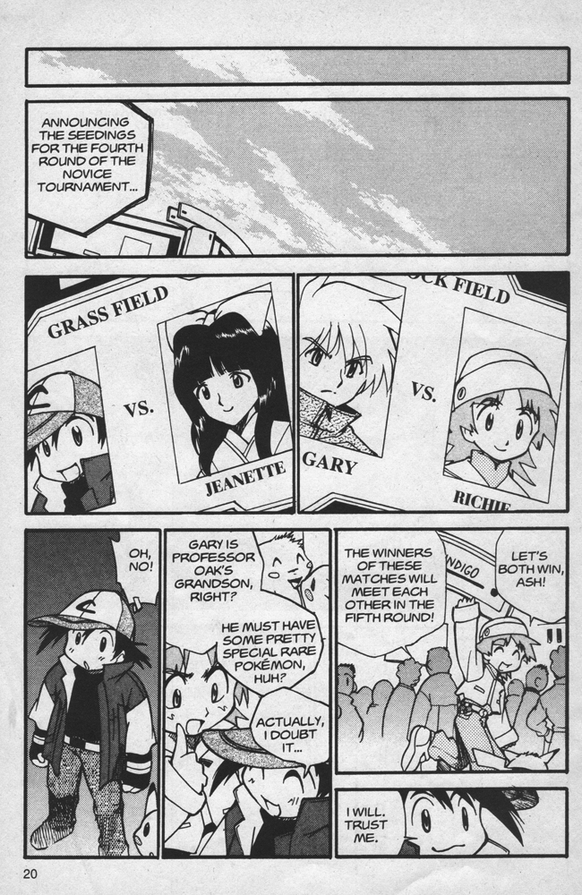 Dengeki Pikachu Chapter 11 page 20 - Chapter 11: Welcome to the Big Leagues