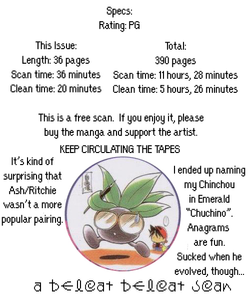 Dengeki Pikachu Chapter 11 page 36 - Chapter 11: Welcome to the Big Leagues