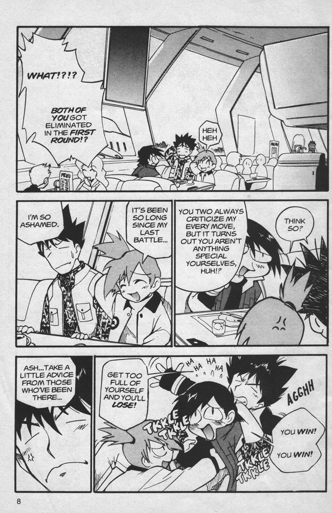 Dengeki Pikachu Chapter 11 page 8 - Chapter 11: Welcome to the Big Leagues