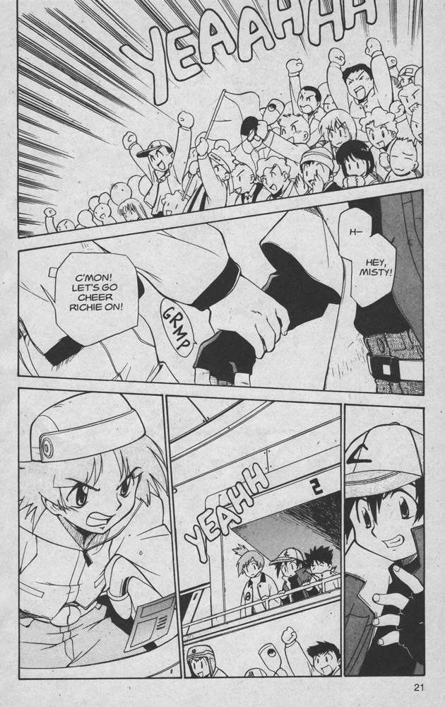 Dengeki Pikachu Chapter 12 page 22 - Chapter 12: The Indigo Finals
