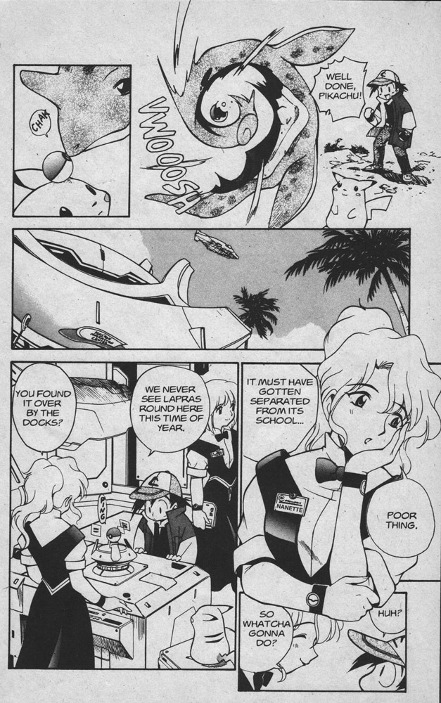 Dengeki Pikachu Chapter 12 page 34 - Chapter 12: The Indigo Finals