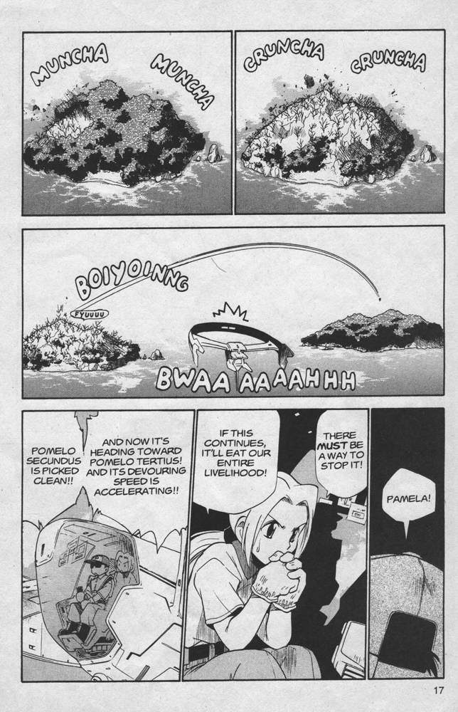Dengeki Pikachu Chapter 13 page 17 - Chapter 13: Attack of the Demon Stomach