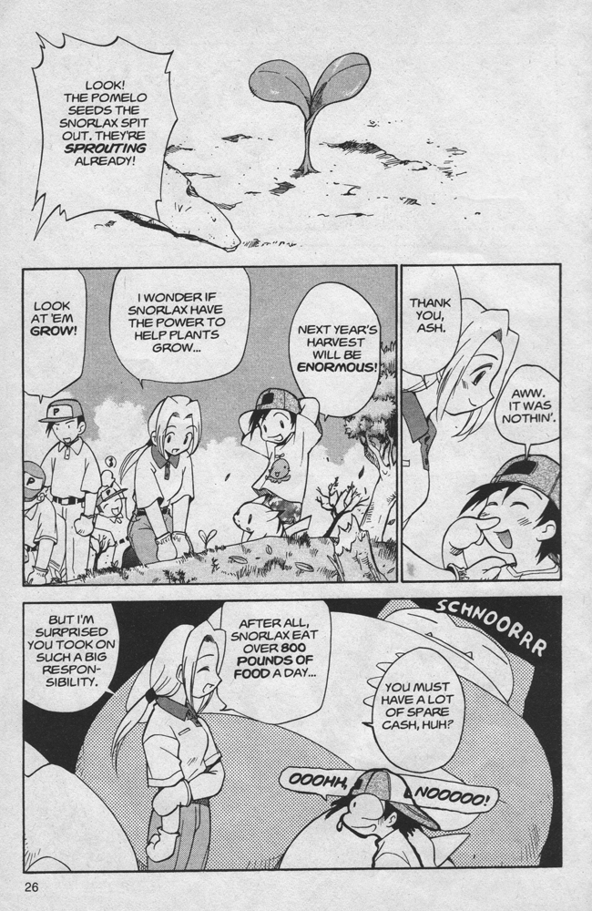 Dengeki Pikachu Chapter 13 page 26 - Chapter 13: Attack of the Demon Stomach