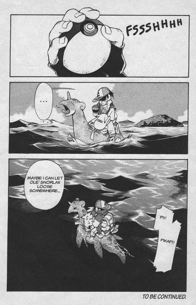 Dengeki Pikachu Chapter 13 page 27 - Chapter 13: Attack of the Demon Stomach
