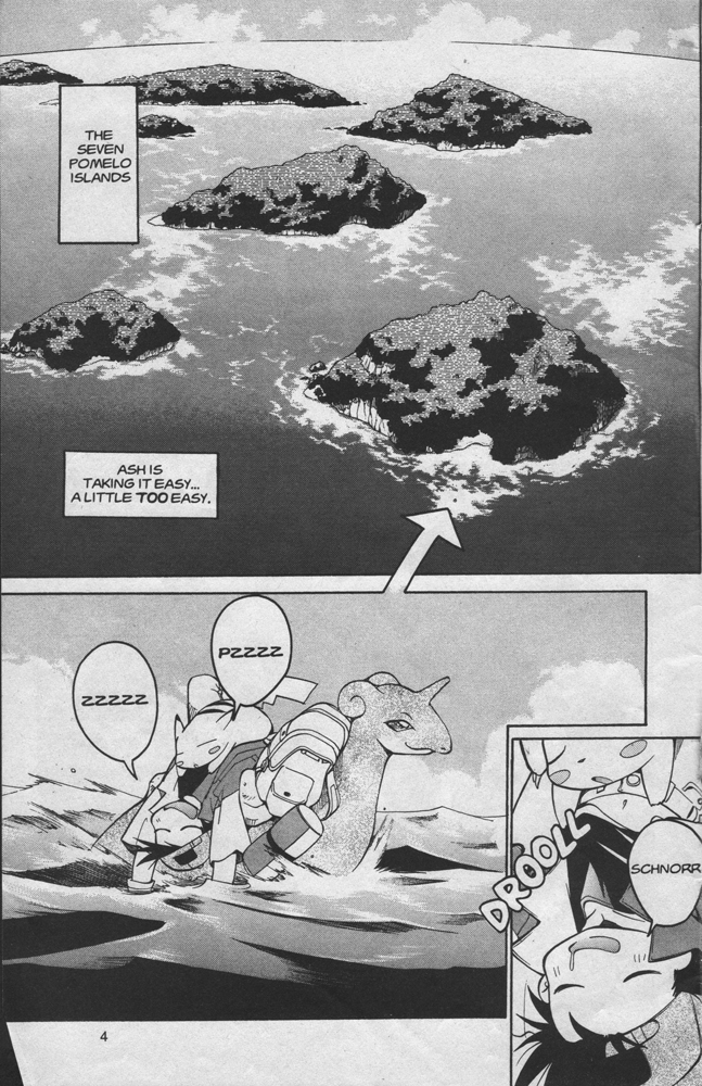Dengeki Pikachu Chapter 13 page 4 - Chapter 13: Attack of the Demon Stomach