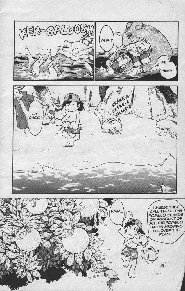 Dengeki Pikachu Chapter 13 page 5 - Chapter 13: Attack of the Demon Stomach
