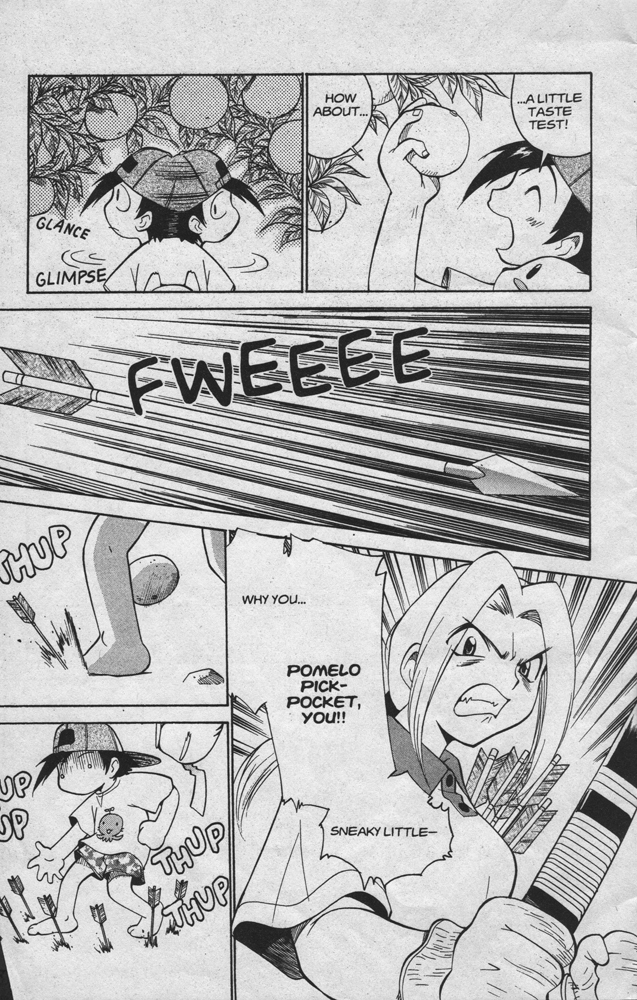 Dengeki Pikachu Chapter 13 page 6 - Chapter 13: Attack of the Demon Stomach
