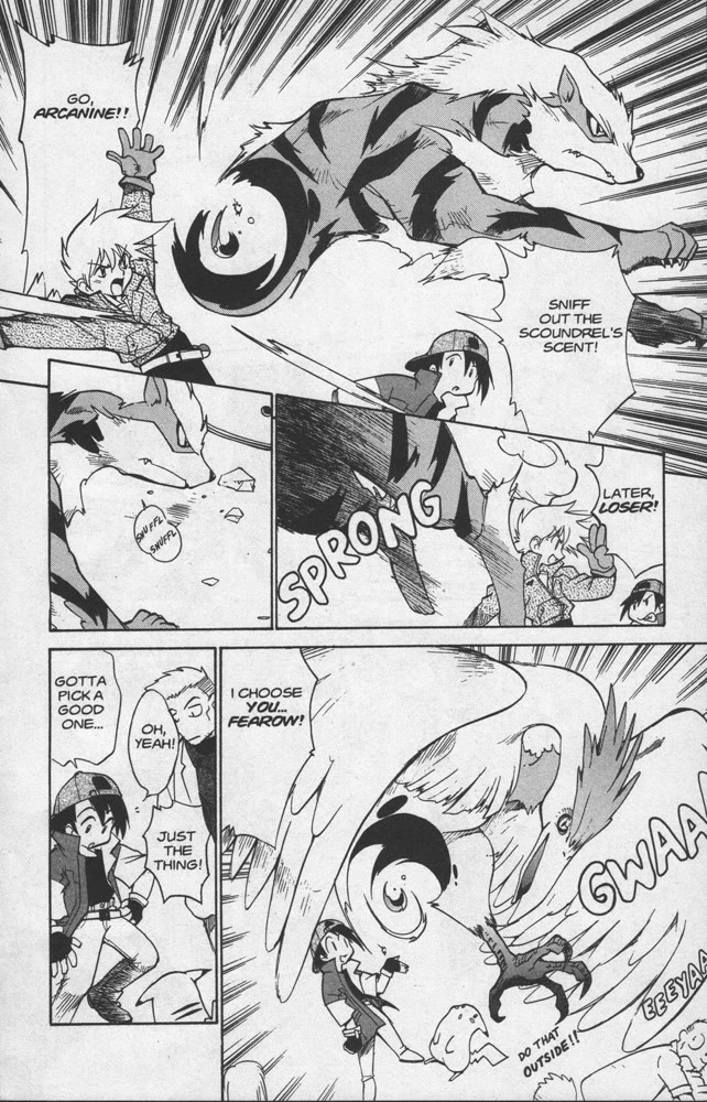 Dengeki Pikachu Chapter 19 page 10 - Chapter 19: Ash vs. Gary