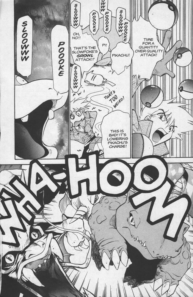 Dengeki Pikachu Chapter 19 page 22 - Chapter 19: Ash vs. Gary