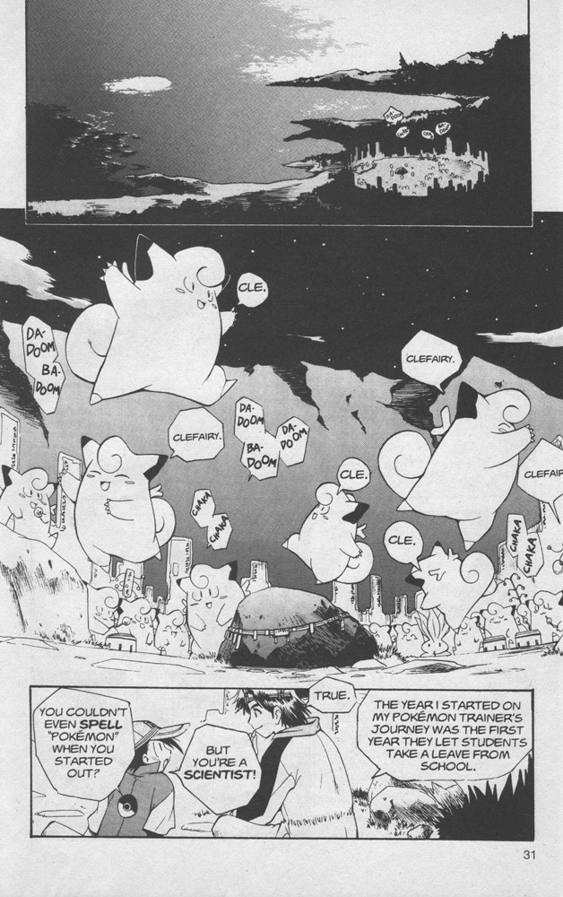 Dengeki Pikachu Chapter 2 page 32 - Chapter 2: Clefairy Tale