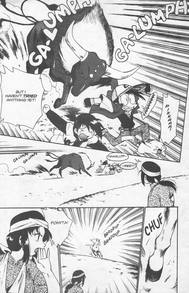 Dengeki Pikachu Chapter 5 page 11 - Chapter 5: The Human Race and the Pokémon Race