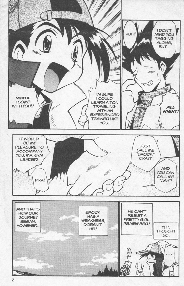 Dengeki Pikachu Chapter 5 page 3 - Chapter 5: The Human Race and the Pokémon Race