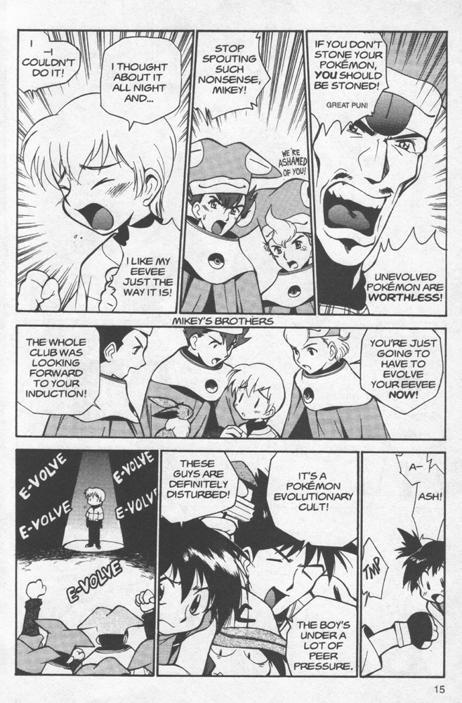 Dengeki Pikachu Chapter 6 page 16 - Chapter 6: To Evolve Or Not to Evolve, That Is the Question!