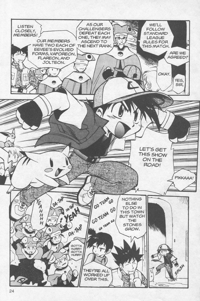 Dengeki Pikachu Chapter 6 page 25 - Chapter 6: To Evolve Or Not to Evolve, That Is the Question!