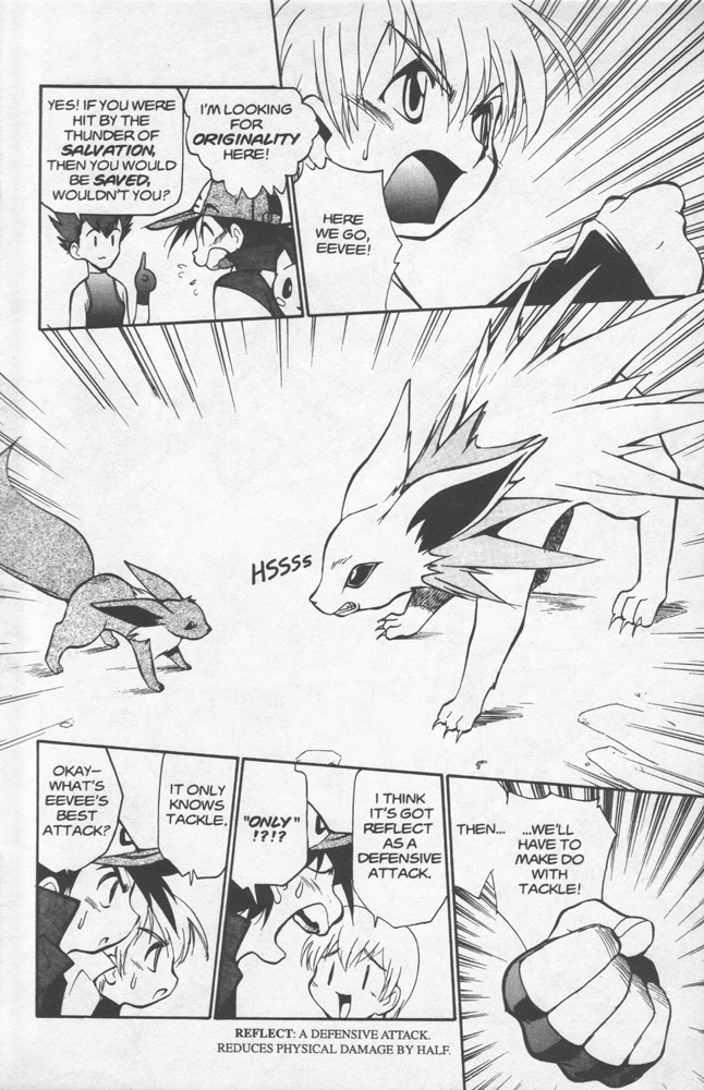 Dengeki Pikachu Chapter 6 page 32 - Chapter 6: To Evolve Or Not to Evolve, That Is the Question!