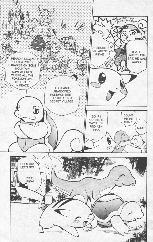 Dengeki Pikachu Chapter 7 page 11 - Chapter 7: Pikachu's Excellent Adventure