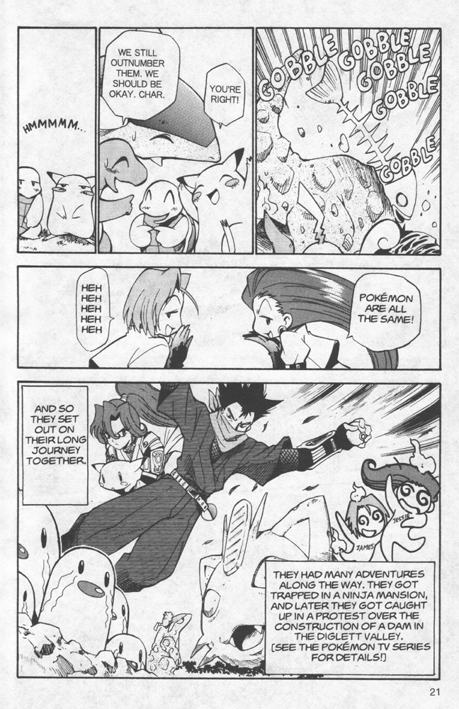 Dengeki Pikachu Chapter 7 page 22 - Chapter 7: Pikachu's Excellent Adventure