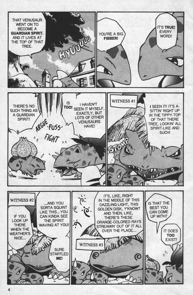 Dengeki Pikachu Chapter 9 page 5 - Chapter 9: I'm Your Venusaur