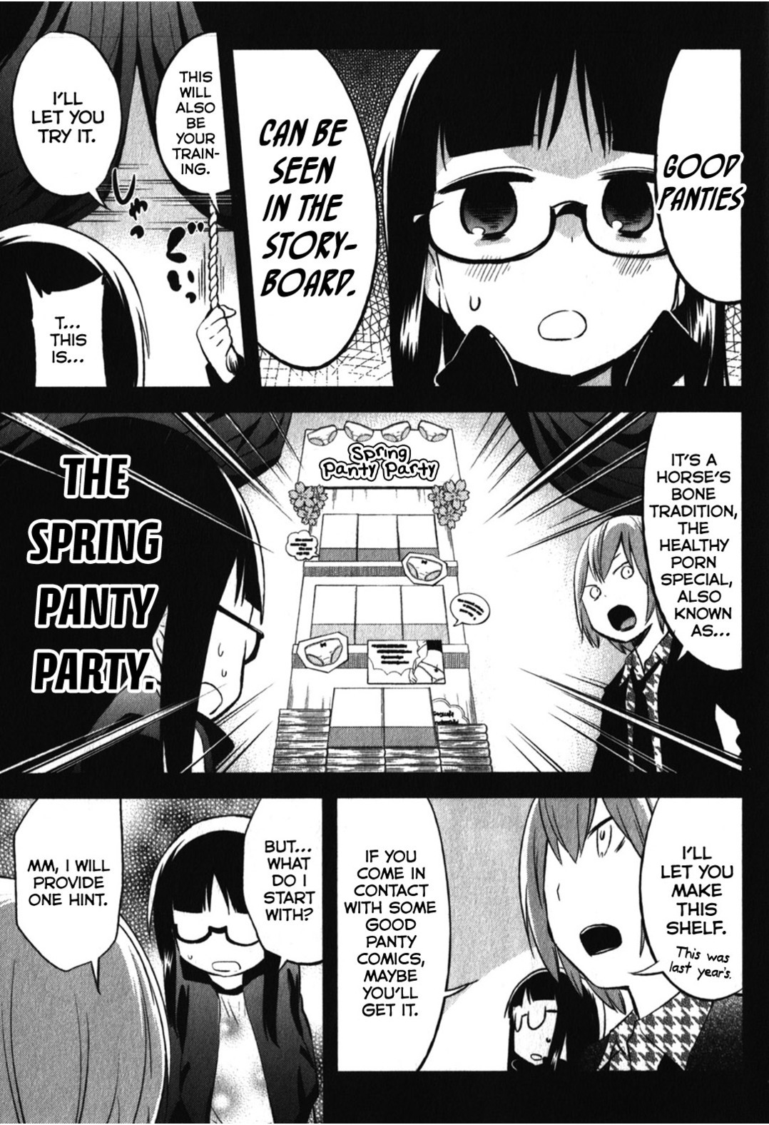 Denkigai no Honya-san Chapter 11 page 9 - Chapter 11: Spring Pantyshot