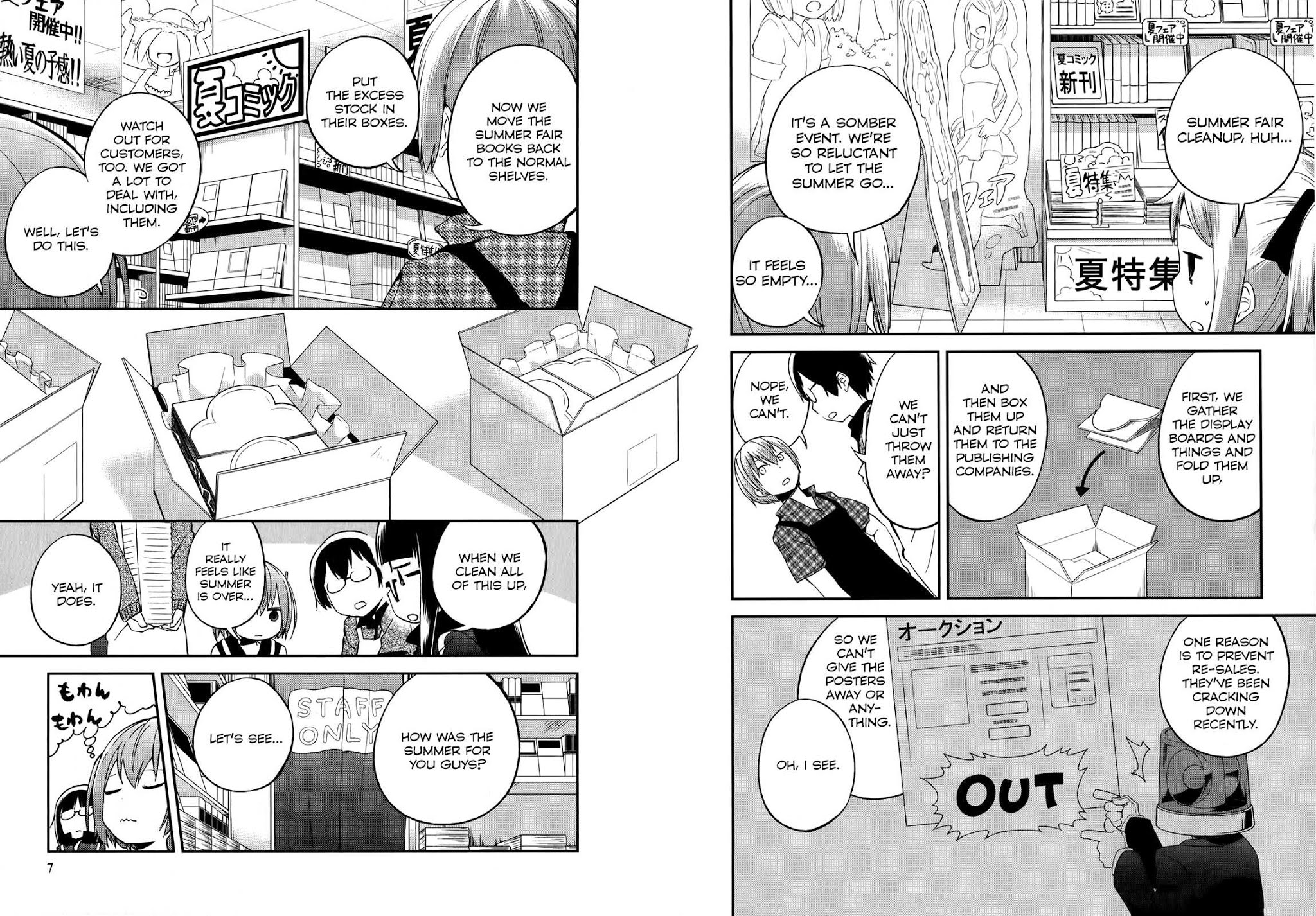 Denkigai no Honya-san Chapter 16 page 7 - Chapter 16: Summer is Over, Which Means…