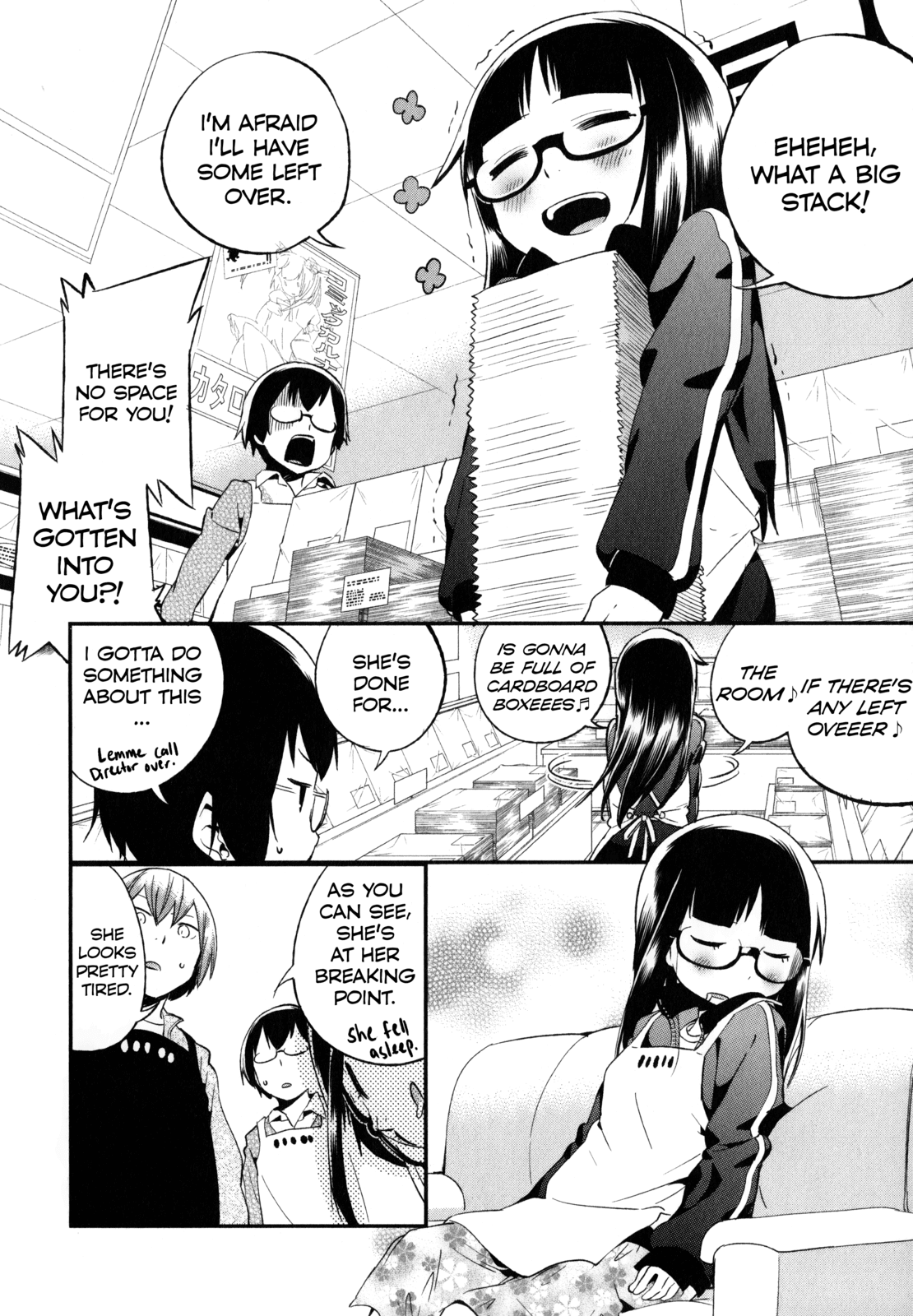 Denkigai no Honya-san Chapter 20 page 4 - Chapter 20: Sleeping People