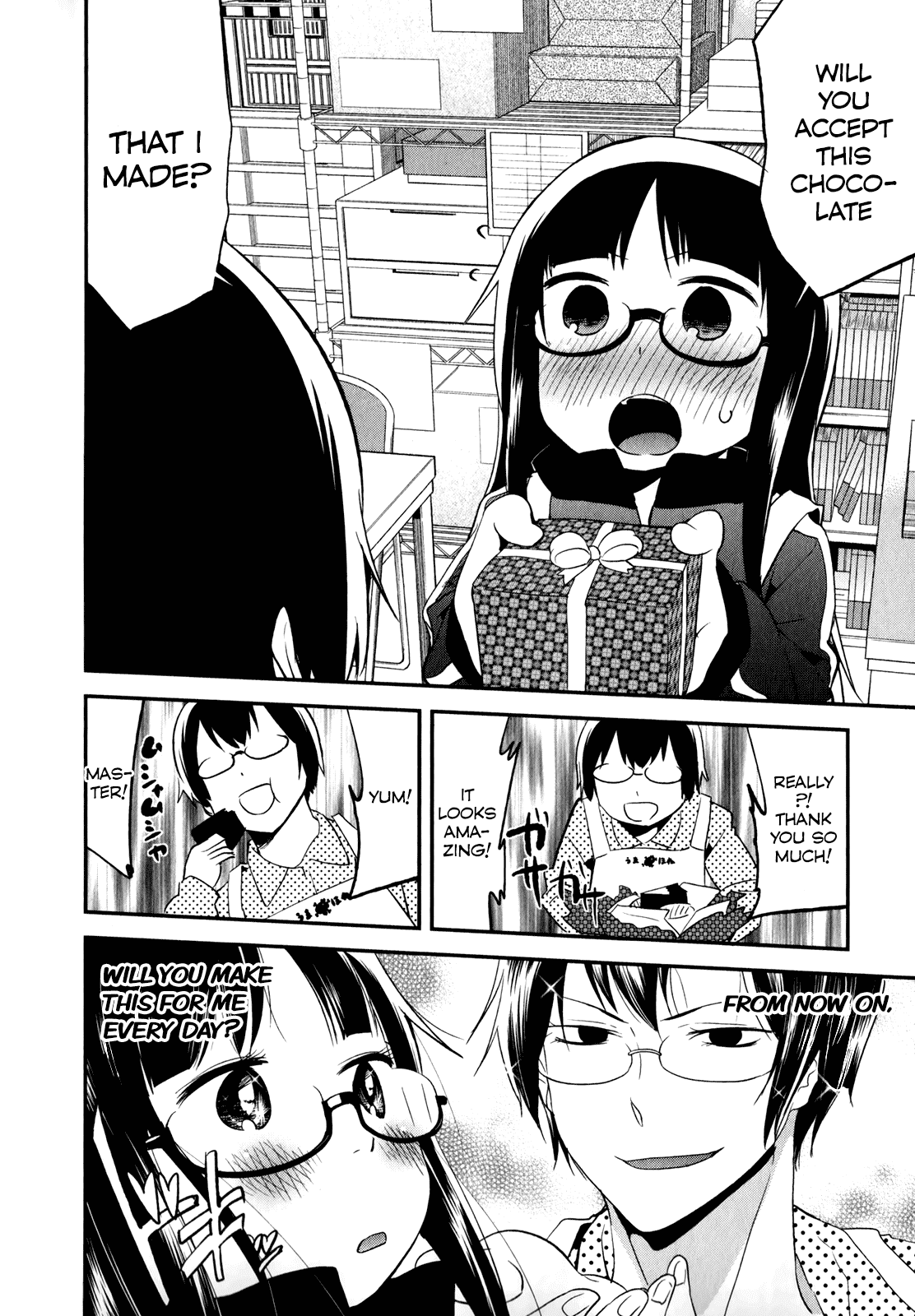 Denkigai no Honya-san Chapter 23 page 2 - Chapter 23: Chocolate Philosophy