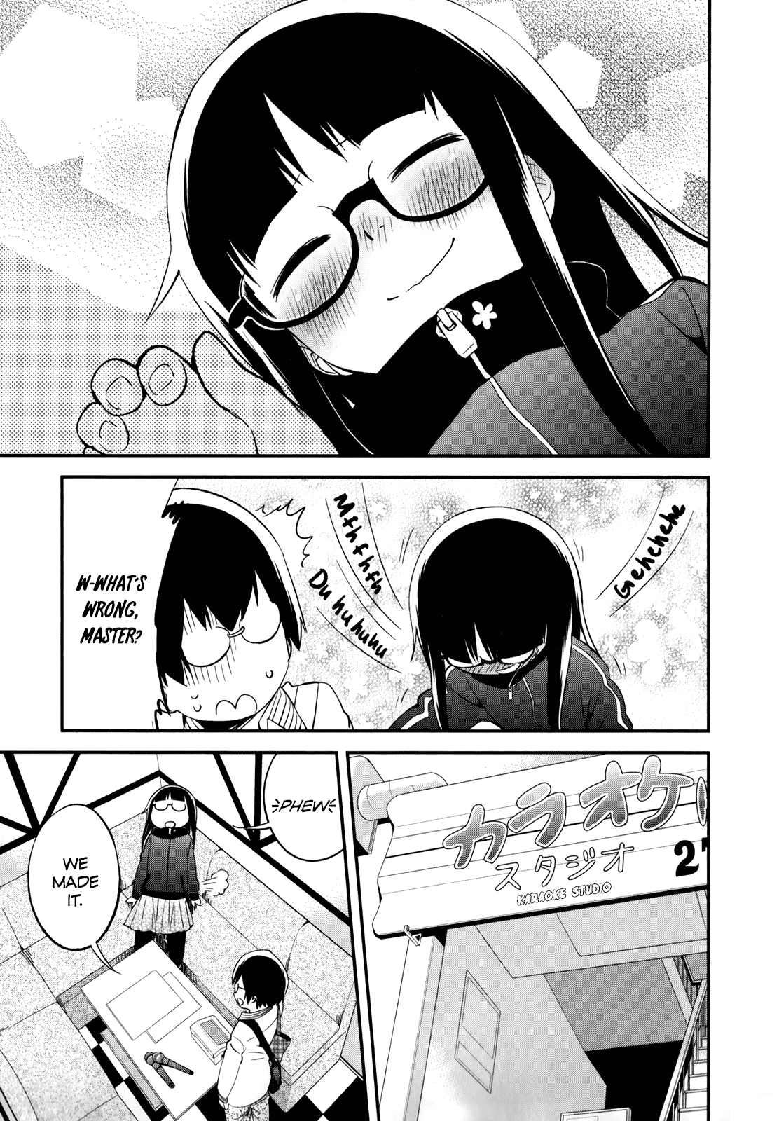 Denkigai no Honya-san Chapter 27 page 5 - Chapter 27: Karaoke Weekday in Room