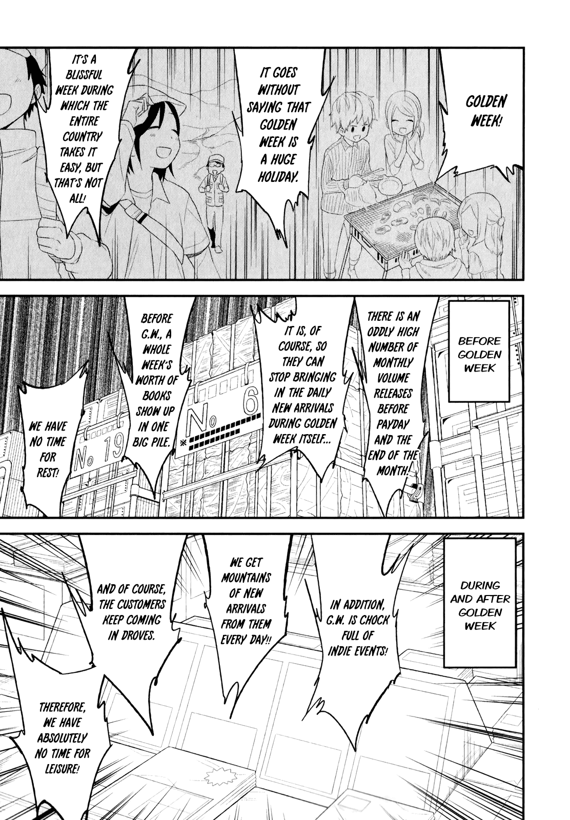 Denkigai no Honya-san Chapter 28 page 3 - Chapter 28: Caught in a Sleepless Night