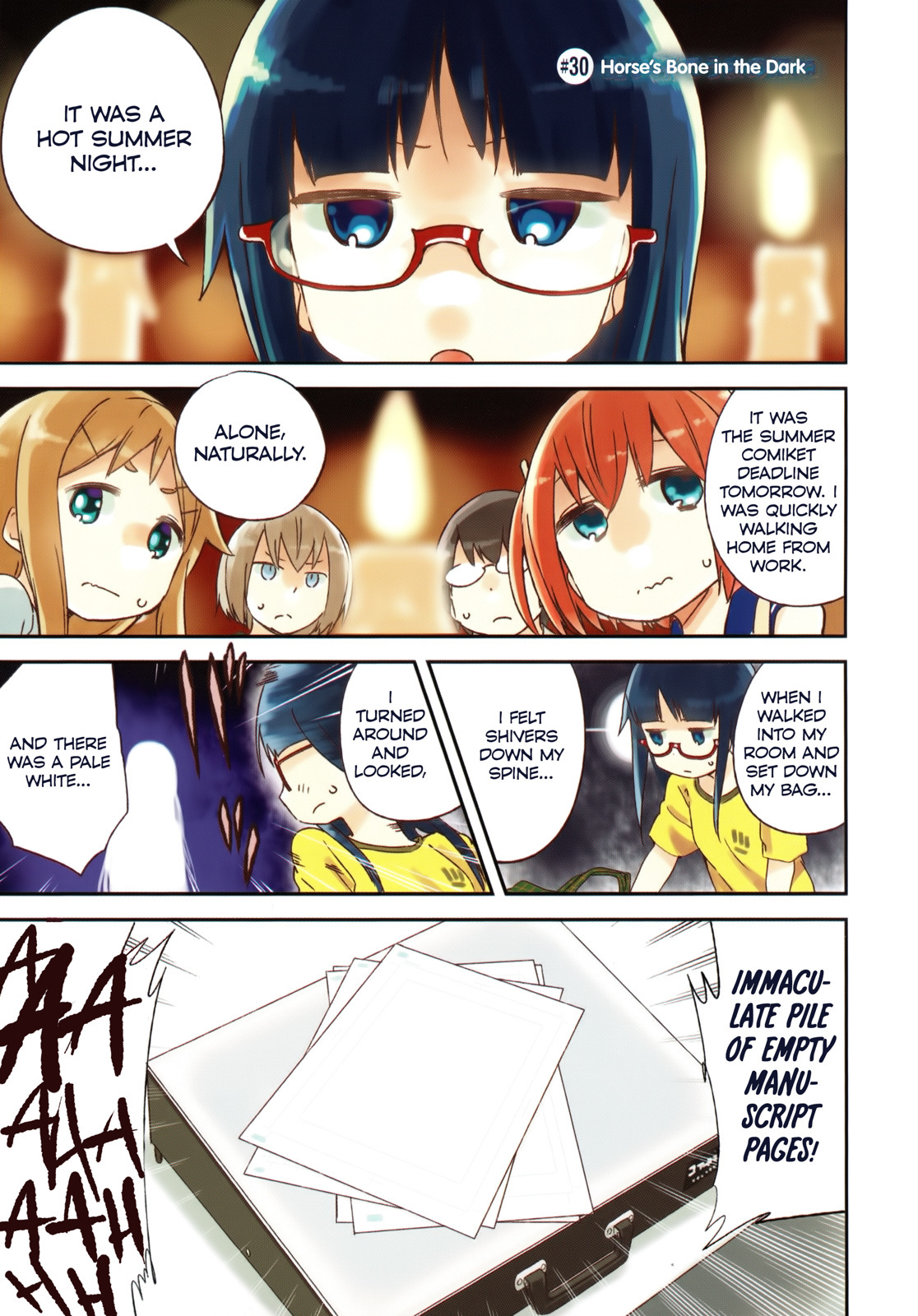 Denkigai no Honya-san Chapter 30 page 4 - Chapter 30: Horse's Bone in the dark