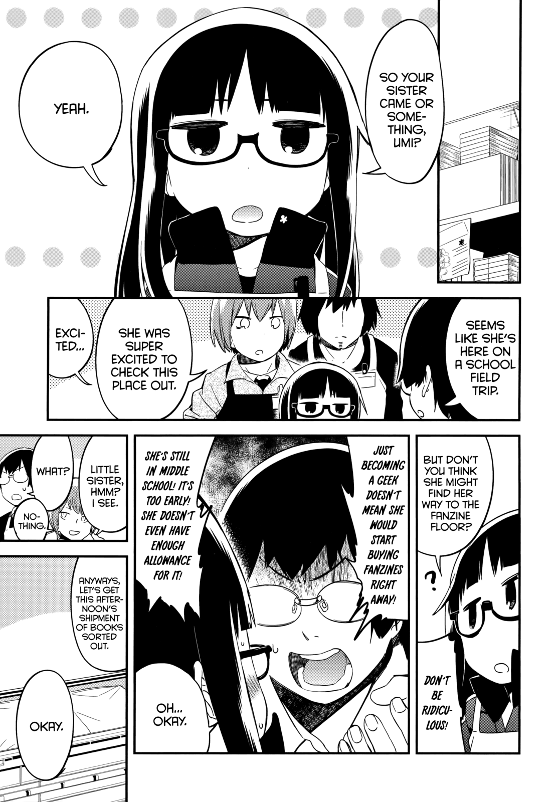Denkigai no Honya-san Chapter 39 page 13 - Chapter 39: Boys and Boys