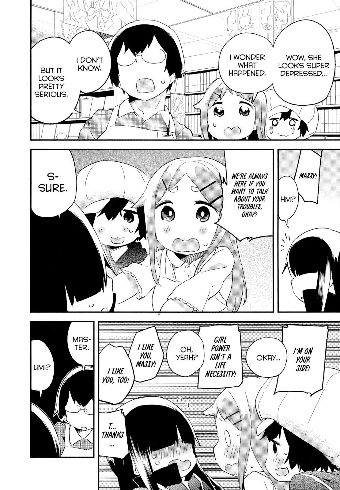 Denkigai no Honya-san Chapter 48.5 page 2 - Chapter 48.5: 100 Ways to Cut your Hair at the Horse’s Bone