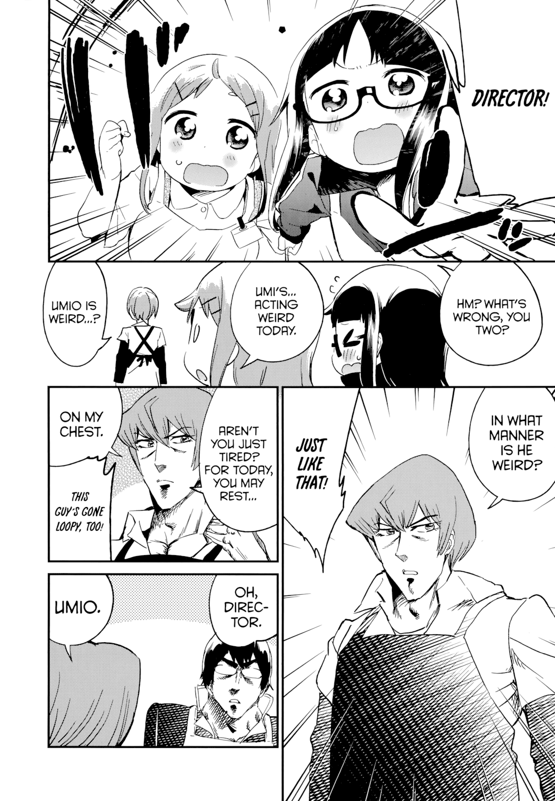 Denkigai no Honya-san Chapter 49 page 6 - Chapter 49: The Boys’ Such and Such